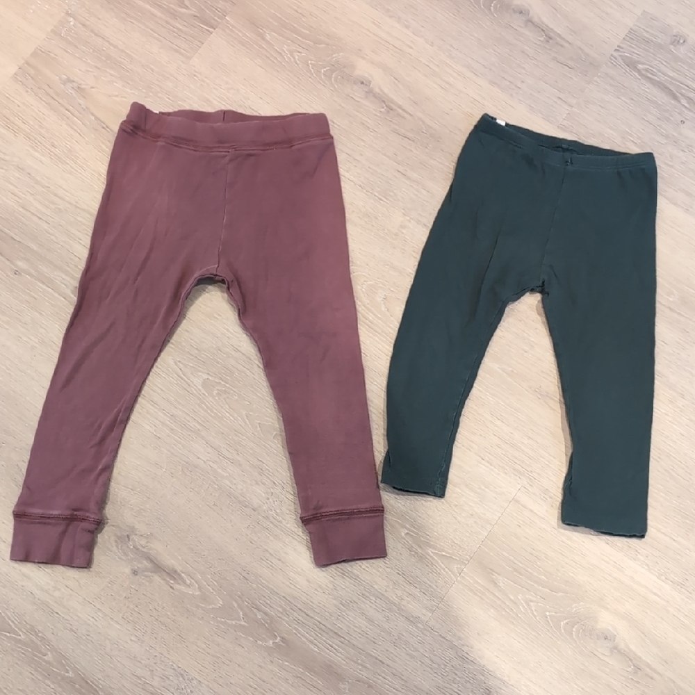 Mini Mioche Maroon Forest Leggings